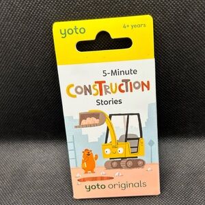 Yoto 5 Minute Construction Stories Audio Card